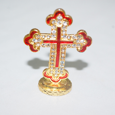 "Kulin Christmas Cross  (Red and Golden color)-002 - Click here to View more details about this Product